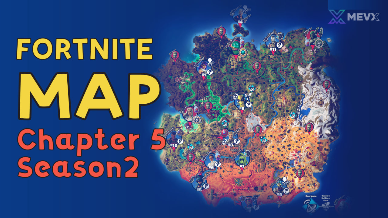 Fortnite Map - Season 2 - Chapter 5