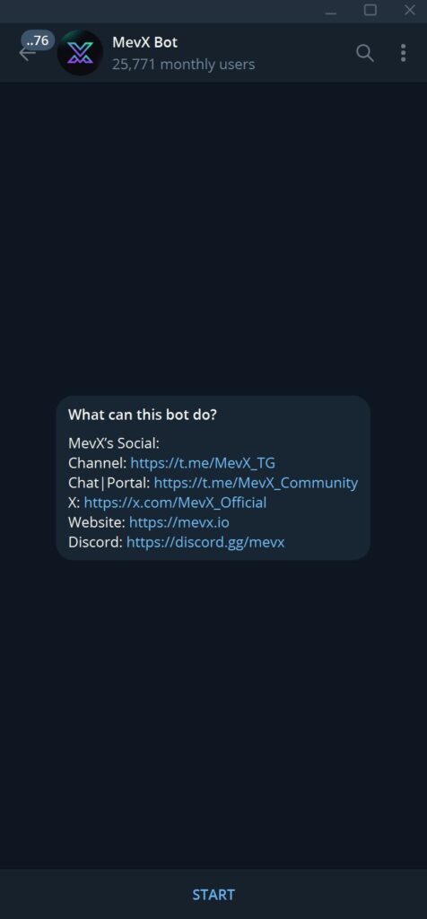 Platform Trading Bot Mevx