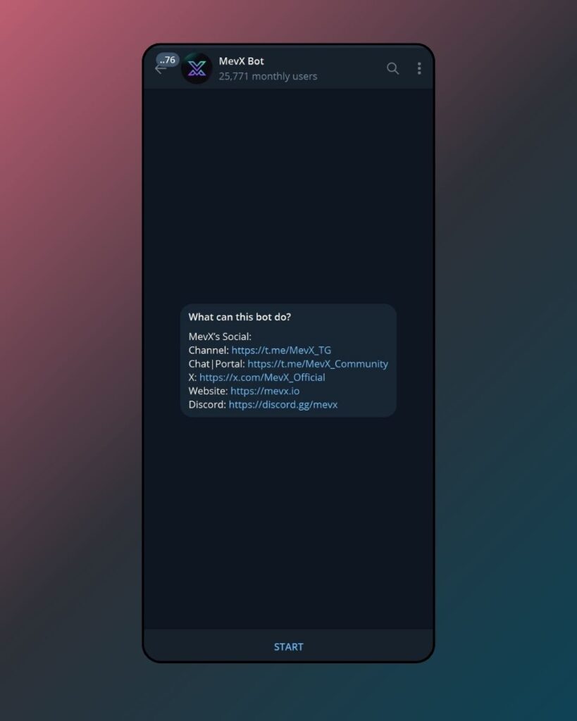 Platform Trading Bot Mevx