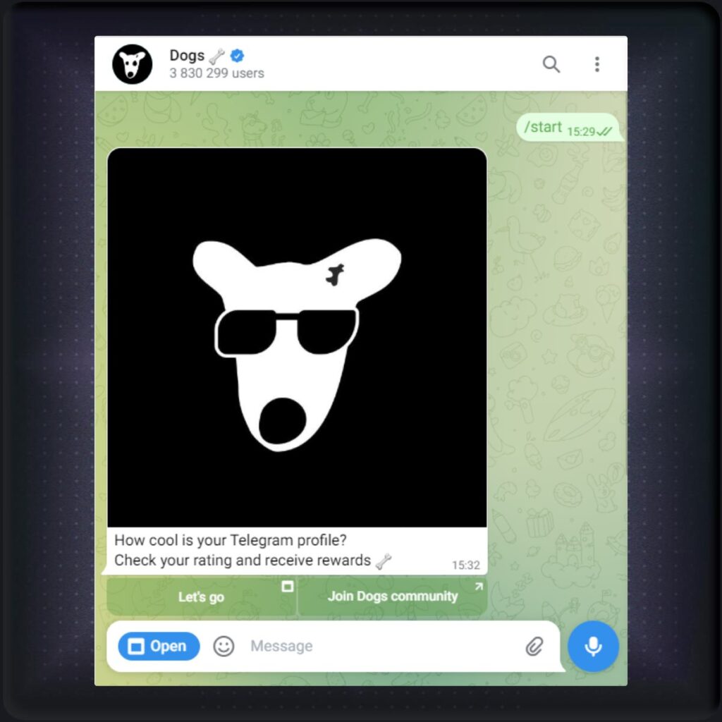 DOGS Meme Coin Telegram