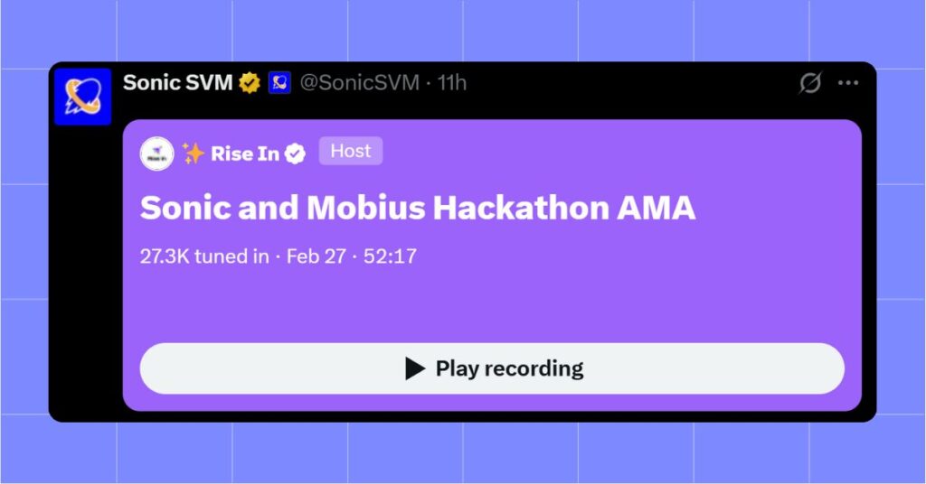 Mobius Hackathon AMA