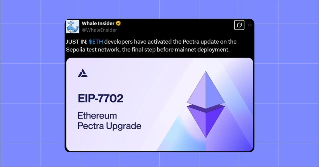 Pectra Update on the Sepolia Test Network