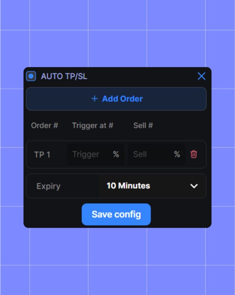 Set Expiry in Auto TP/SL