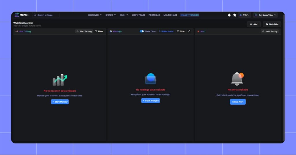 Wallet Tracker MevX
