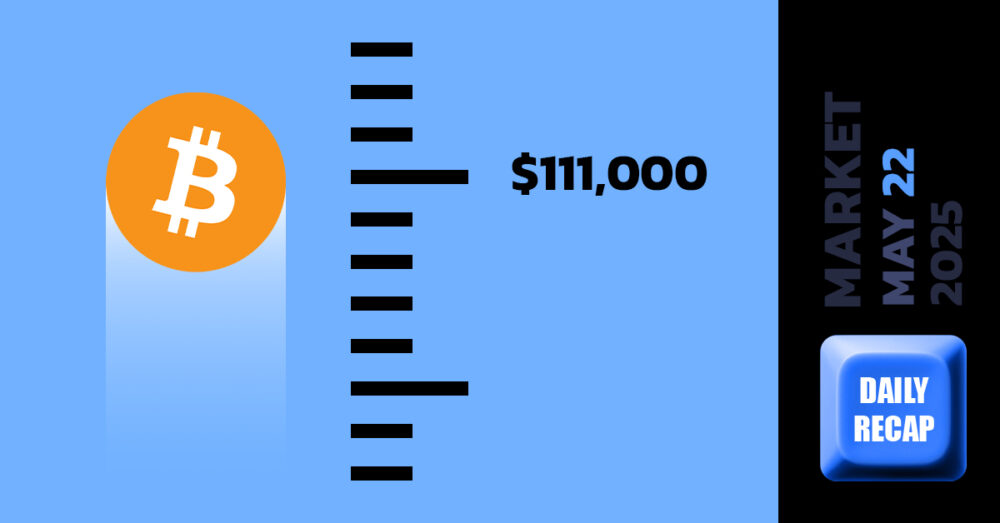 Crypto Market Recap: Bitcoin Hits $111K