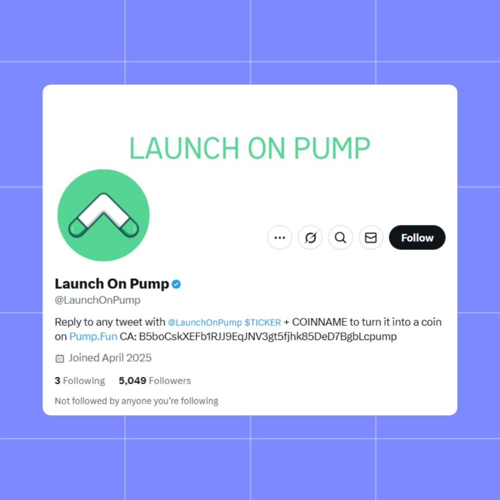 Launch On Pump Meme Coin