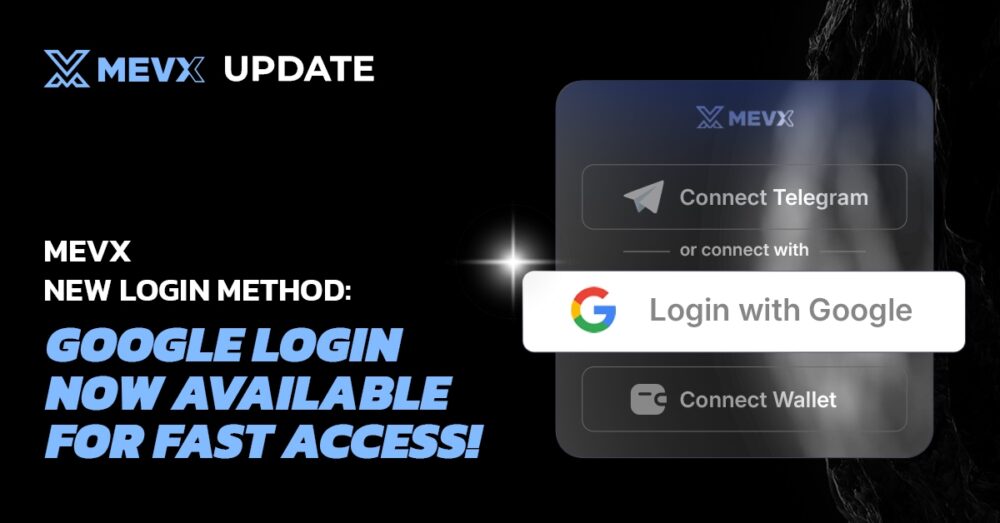MevX New Google Login