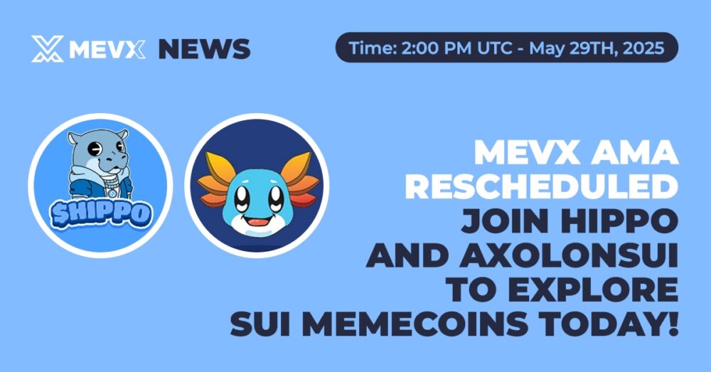 MevX AMA SUI Memecoins