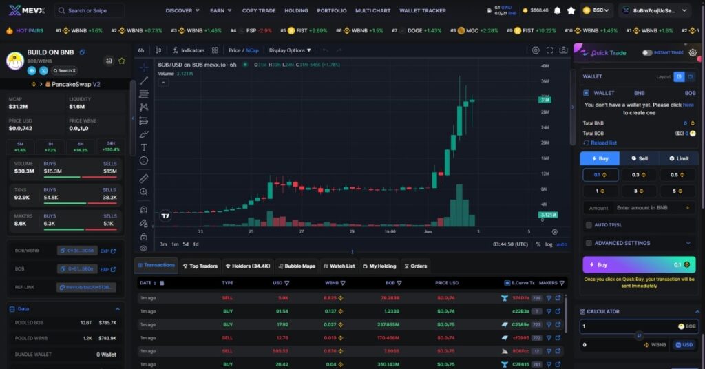 Build On BNB ($BOB) Meme Coin