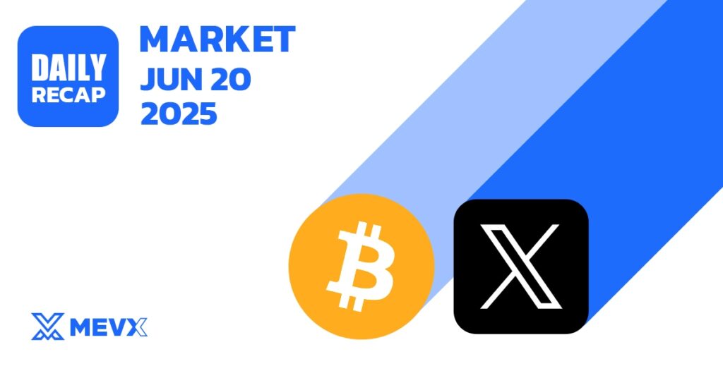 Crypto Market Recap: June 20, 2025 Highlights