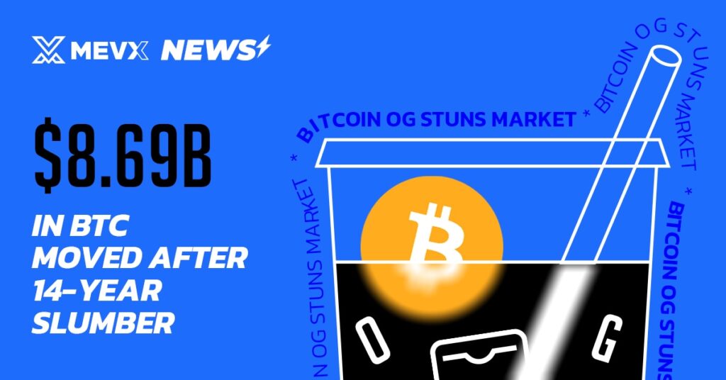 $8.69B in BTC Moved After 14-Year Slumber