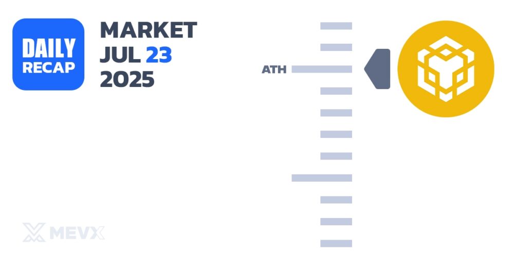 Crypto Market Recap- July 23, 2025