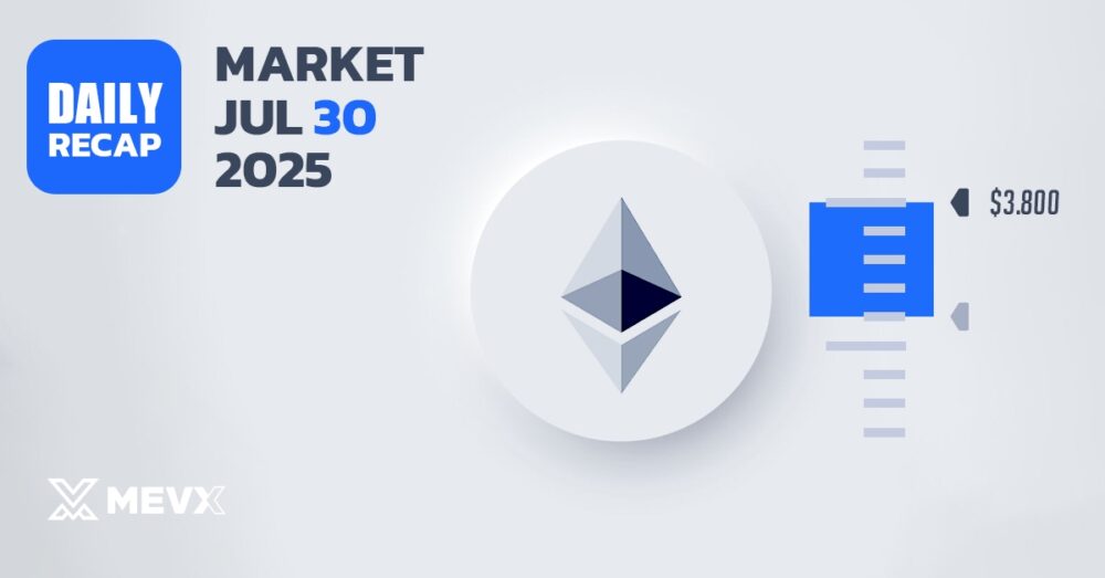 Crypto Market Recap- July 30, 2025