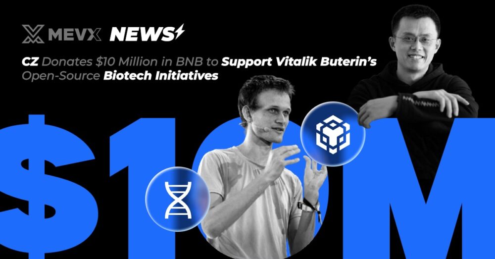 CZ Donates $10 Million in BNB