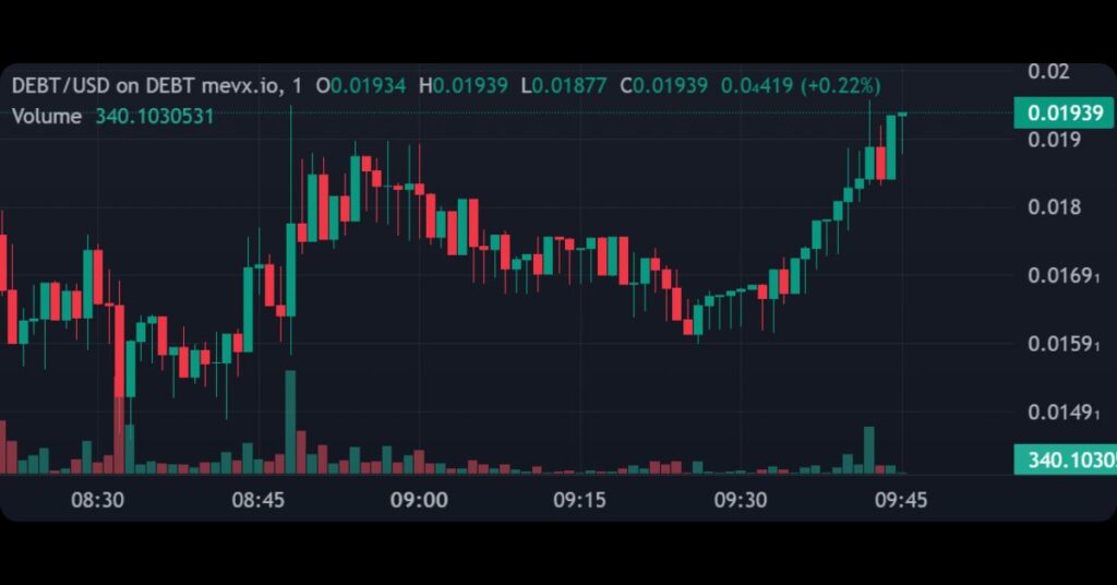 DEBT Surges over 5000% From Its launch to New ATH 4 DebtCoin's price
