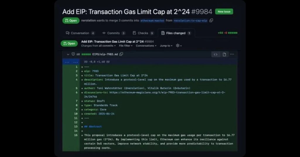 Ethereum Gas Cap with EIP-7983