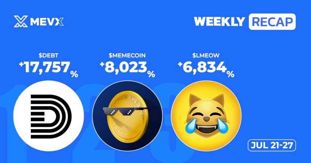 Meme Coin Weekly Recap: July 21 - 27, 2025 3 Meme Coin Weekly Recap: July 21 - 27, 2025