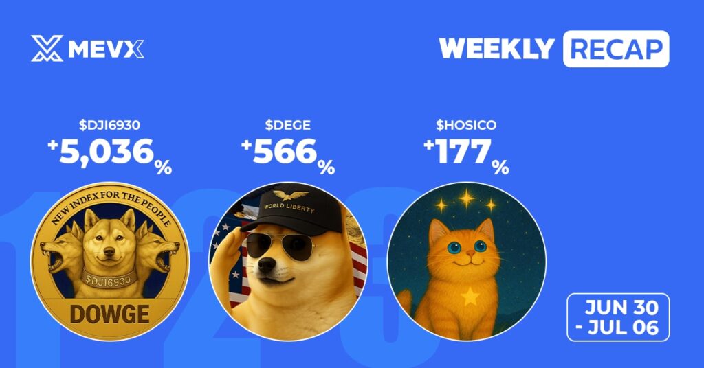 Meme Coin Weekly Recap: June 30 - July 6, 2025 3 Meme Coin Weekly Recap: June 30 - July 6, 2025