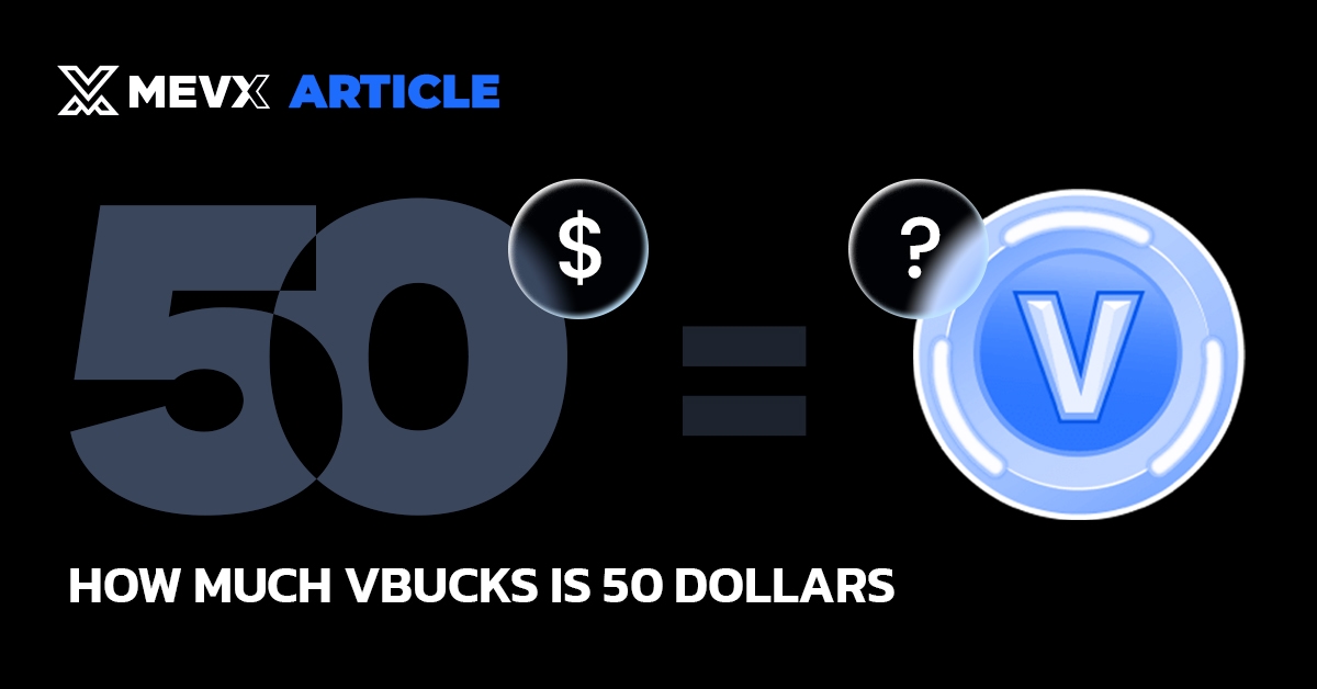 How much VBUCKs is 50 dollars?