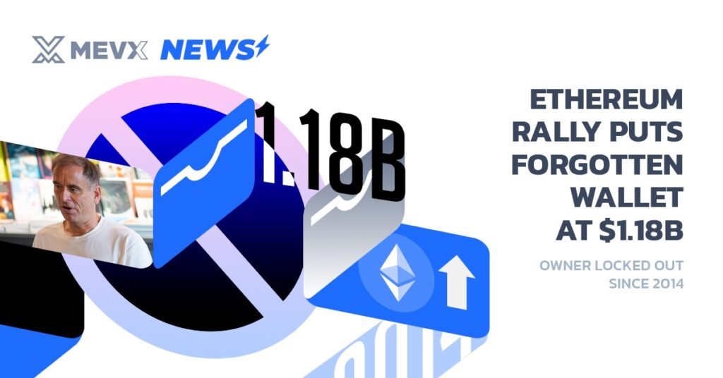 Ethereum Rally Puts Forgotten Wallet At $1.18B, Owner Locked Out Since 2014