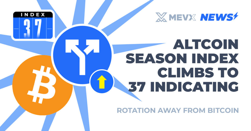 Altcoin Season Index Climbs To 37