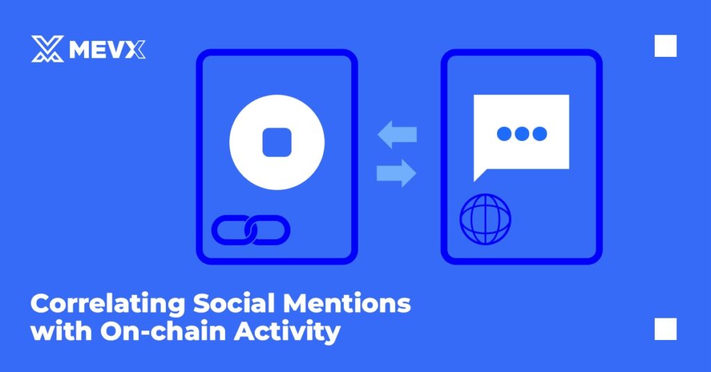 Correlating Social Mentions with On-chain Activity