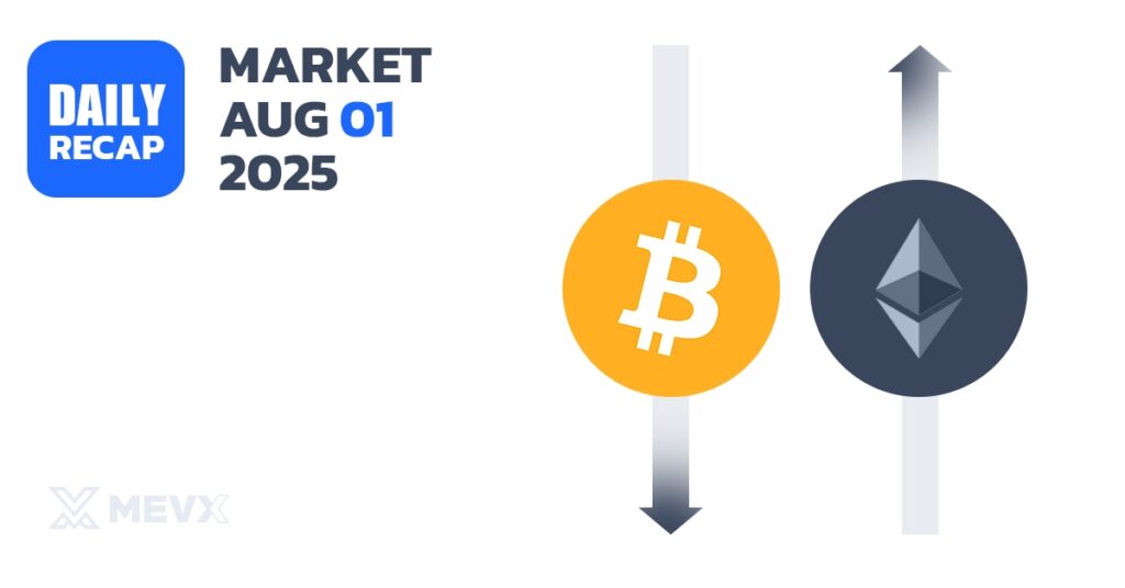 Crypto Market Recap: August 1, 2025 Highlights 3 Crypto Market Recap- Aug 1, 2025