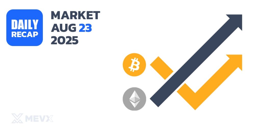 Crypto Market Recap: Key Highlights from August 23, 2025 4 Crypto Market Recap: August 23, 2025