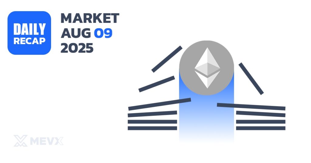 Crypto Market Recap: Key Highlights from August 9, 2025 3 Crypto Market Recap: August 9, 2025
