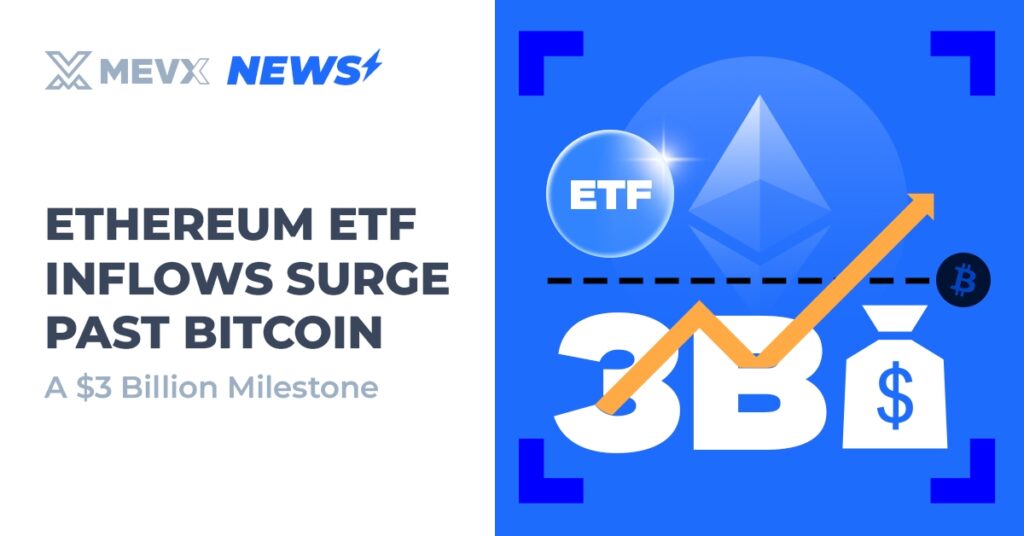 Ethereum ETF Inflows Surge Past Bitcoin