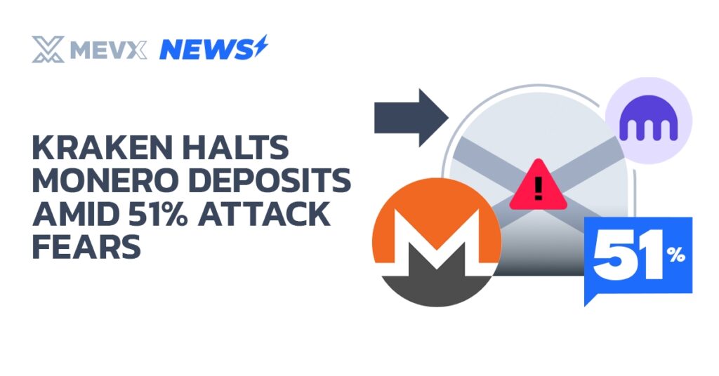 Kraken Halts Monero Deposits Amid 51% Attack Fears