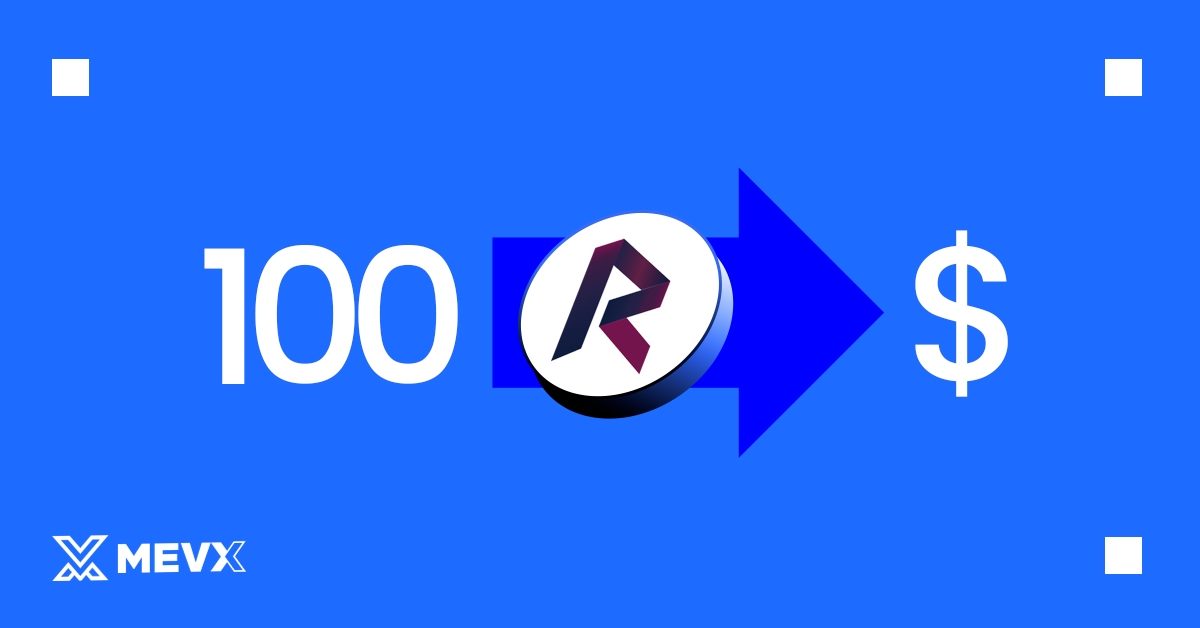 100 REVS token to USD
