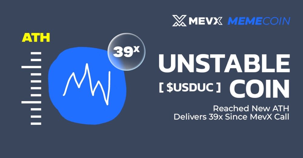 Unstable Coin ($USDUC) Delivers 39x