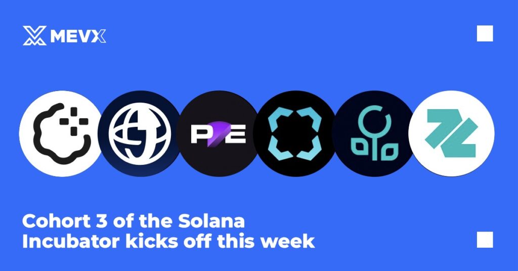 Cohort 3 of the Solana Incubator kicks off this week