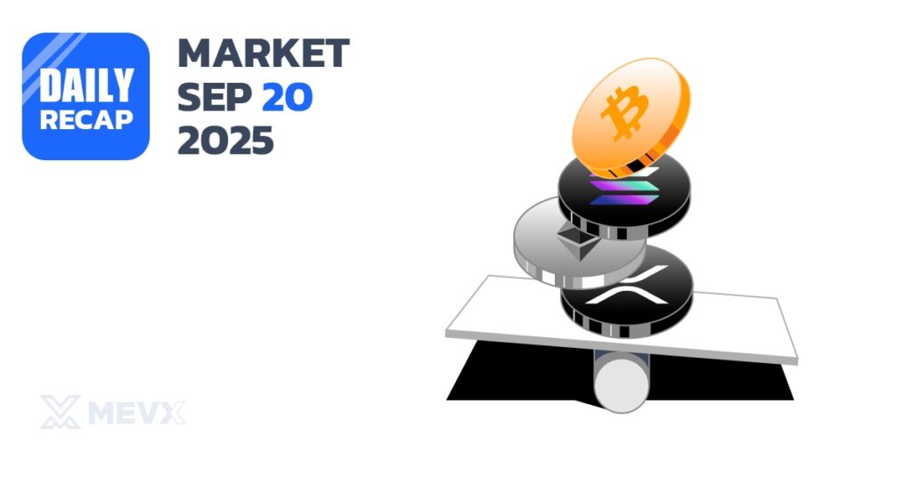 Crypto Market Recap: Sep 20, 2025