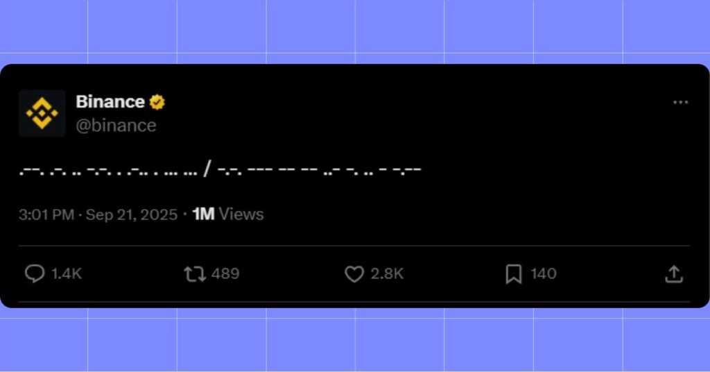 Priceless ($PRICELESS) Rallies As Binance Tweet Decodes To Priceless Community